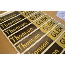 Thomson Glen Laminated Sticker 