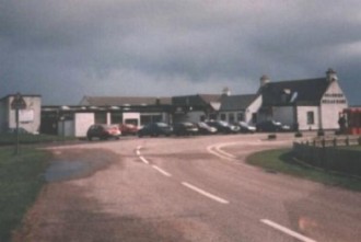 The main complex at Grannies viewed from the main road into Embo